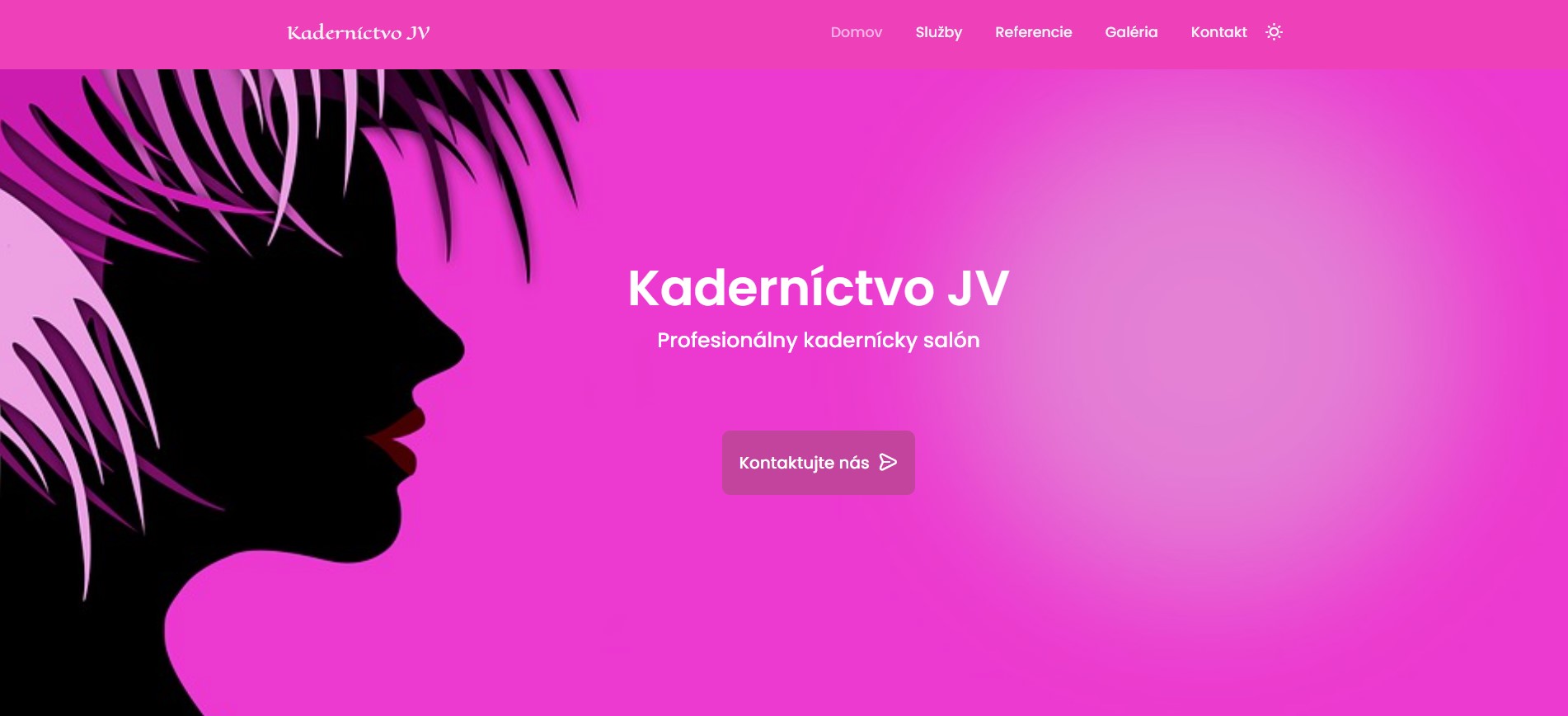 Nová prezentačná webstránka pre Kaderníctvo JV v Seredi
